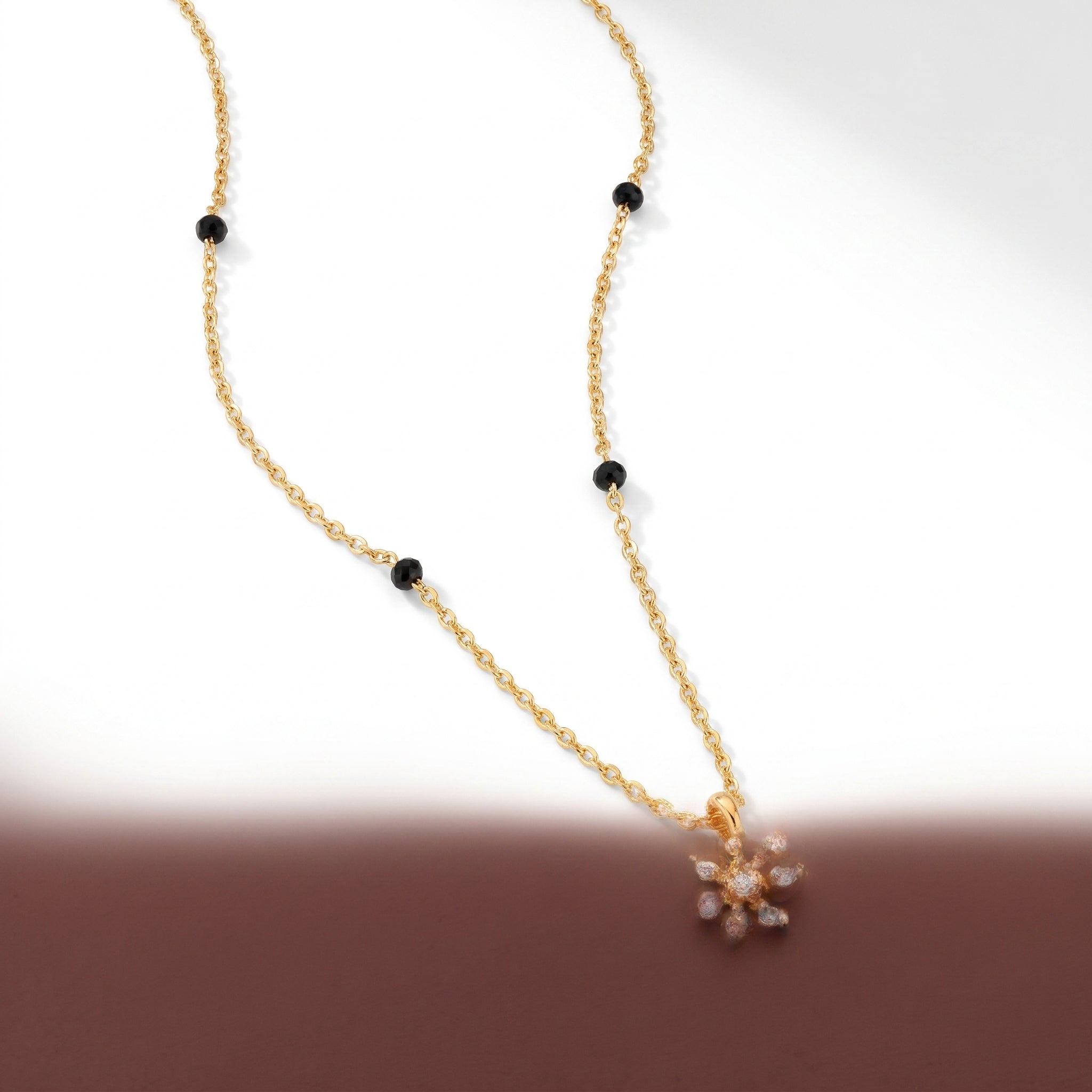 Floral Sparkle Mangalsutra Necklace